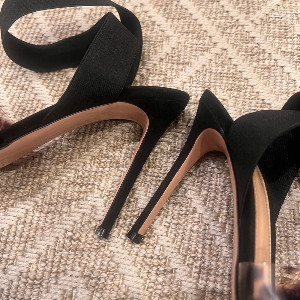 Gianvito Rossi Black and Brown Heels - Picture 4 of 9